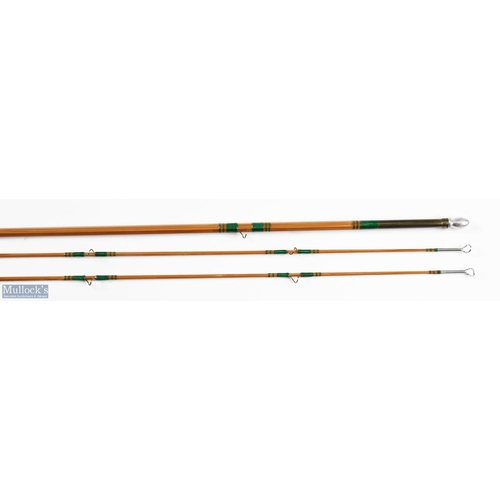 34 - A fine Pezon et Michel Parabolic Supreme Normale Split Cane Fly Rod No 82308, 8ft 2pc line 4/5#, wit... 