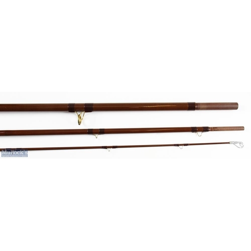 38 - Bruce & Walker hand built in England Cardon Bleu Salmon Fly Rod, 14ft 3pc line 8/10#, 24