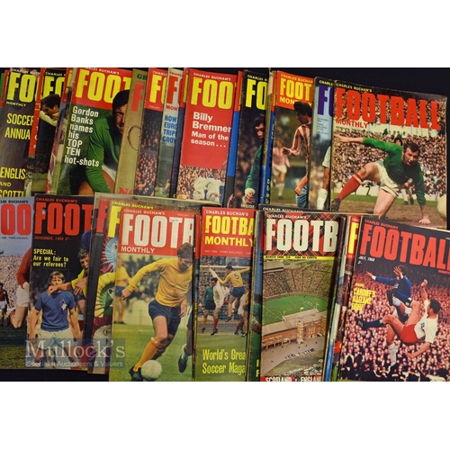 1478 - Selection of 1960s/70s Football Monthly, Goal and Shoot football magazines to include Football Month... 