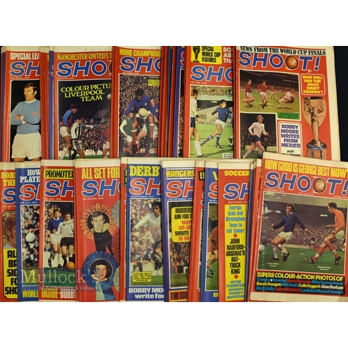 1478 - Selection of 1960s/70s Football Monthly, Goal and Shoot football magazines to include Football Month... 