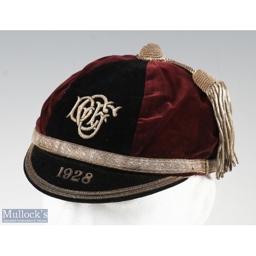 354a - Cardiff & District Rugby Union Cap 1928: On his sporting rise Norman Fender was selected for the loc... 