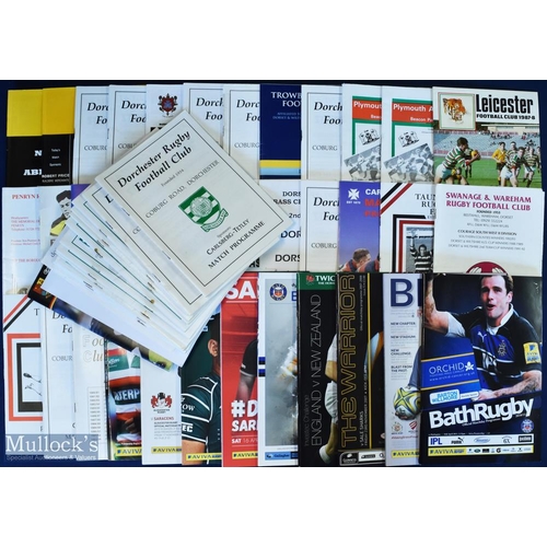 367 - Club Rugby Programme Collection (c.100): Wide ranging selection, mostly 1980s onwards, primarily Eng... 