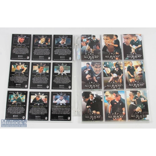 376 - 1997 New Zealand All Black Rugby Trading Card Set: Ineda's NZ glossy colour card issue, with the 54 ... 