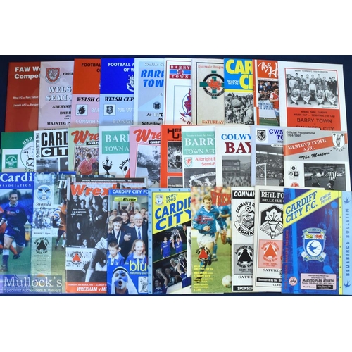 457 - Collection of Welsh Cup semi/finals match programmes to include 1967/68 Chester v Cardiff City, 1969... 