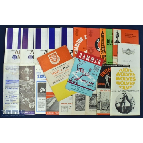 487 - Mixed bag of football programmes to include 1957/58 Ipswich Town v Bristol City, 1959/60 Chelsea v M... 