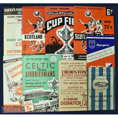 499 - Selection of Scottish match programmes to include 1944/45 Royal Air Force v Scotland (at Sheffield W... 