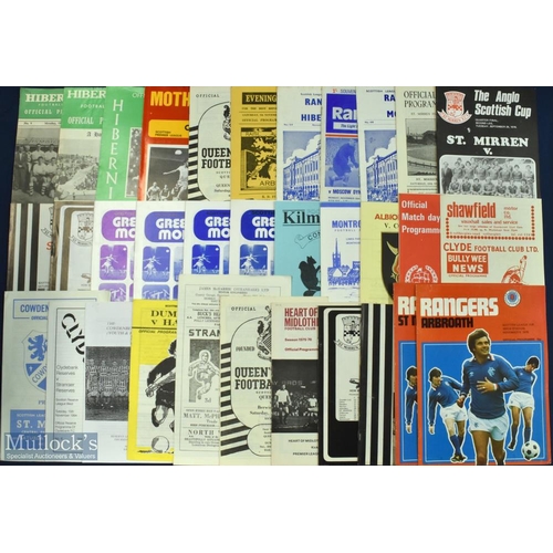 500 - Collection of Scottish programmes to include 1970/71 Aberdeen v Dundee Utd (SC replay), 1957/58 Aird... 