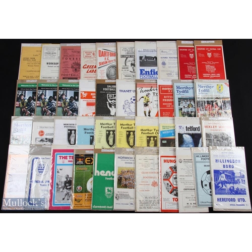 503 - Non-League Football Programme Selection from 1960s onwards including interesting fixtures and compet... 