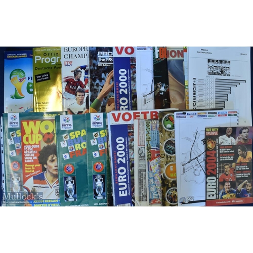 504 - Collection of World Cup Finals and European Championships Memorabilia inc programmes, tournament bro... 