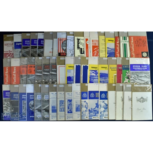 507 - Collection of 144 Assorted 1958 to late 1960s 'pocket size' Football Programmes inc good mix of both... 