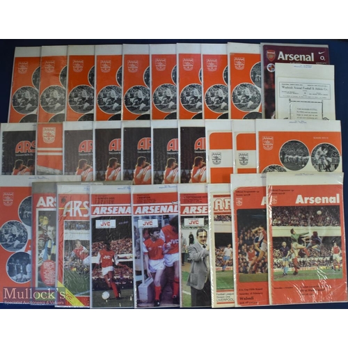 508 - 1955/6 to 1970/1 Arsenal Programmes large box containing home football programmes from 1955/6 season... 