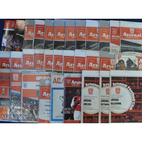 508 - 1955/6 to 1970/1 Arsenal Programmes large box containing home football programmes from 1955/6 season... 