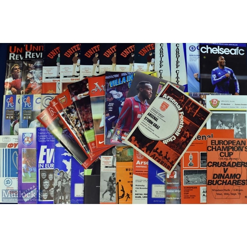 510 - Collection of 100+ British Clubs in European Competitions programmes from both the UK and Overseas, ... 