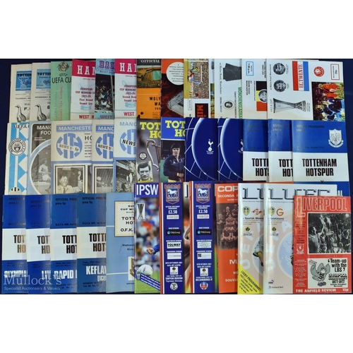 510 - Collection of 100+ British Clubs in European Competitions programmes from both the UK and Overseas, ... 