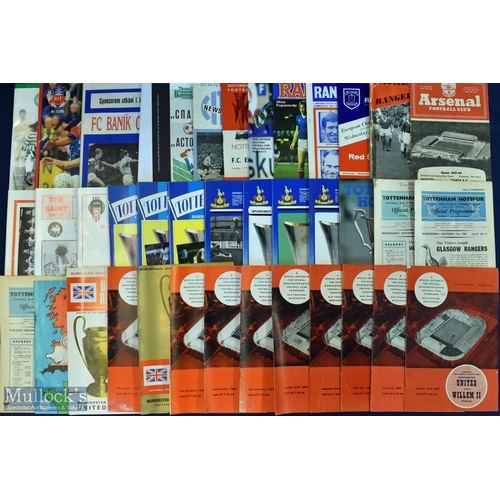 510 - Collection of 100+ British Clubs in European Competitions programmes from both the UK and Overseas, ... 