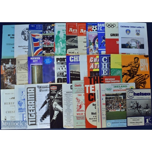 512 - Collection of 120 Minor Cups and Representative Programmes inc Texaco Cup, Watney Cup, Welsh Cup, Co... 