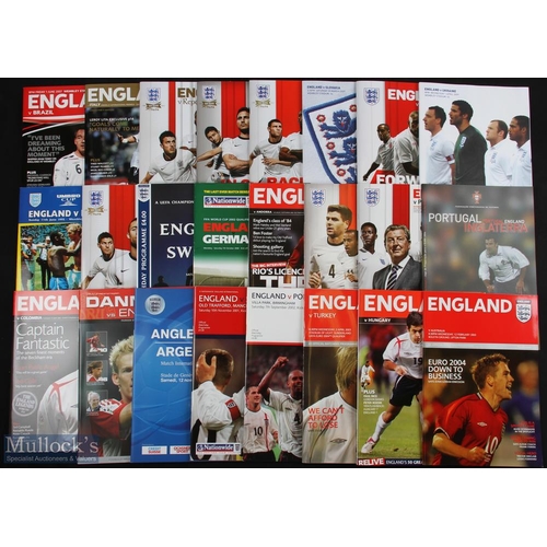 514 - Selection of 120 England Home and Away Programmes from 1951 onwards. Also includes versus Switzerlan... 