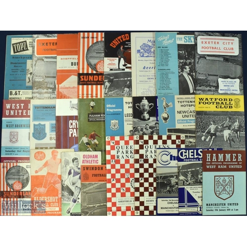 522 - Collection of Approx. 170 1960s Programmes spanning the entire decade with a wide variety of clubs, ... 