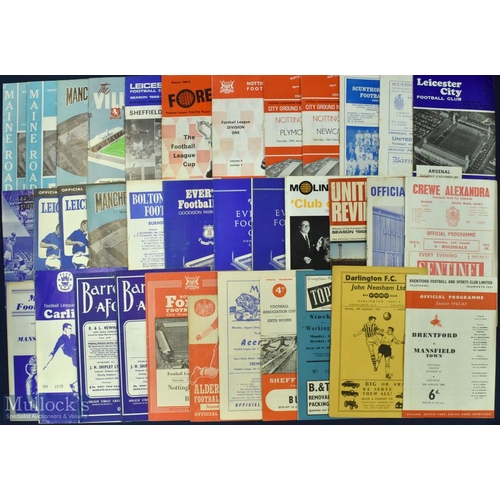 522 - Collection of Approx. 170 1960s Programmes spanning the entire decade with a wide variety of clubs, ... 