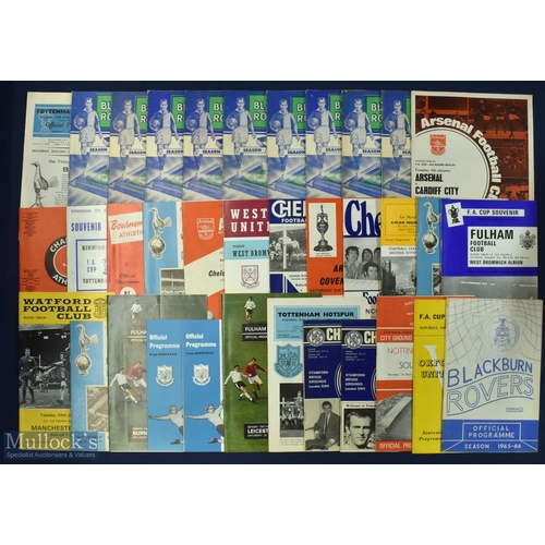 522 - Collection of Approx. 170 1960s Programmes spanning the entire decade with a wide variety of clubs, ... 