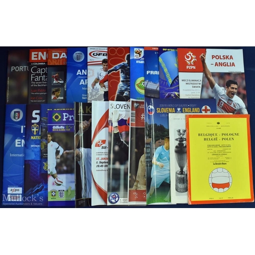 524 - 1960s Onwards Foreign International Football Programmes selection of 80 overseas full Internationals... 