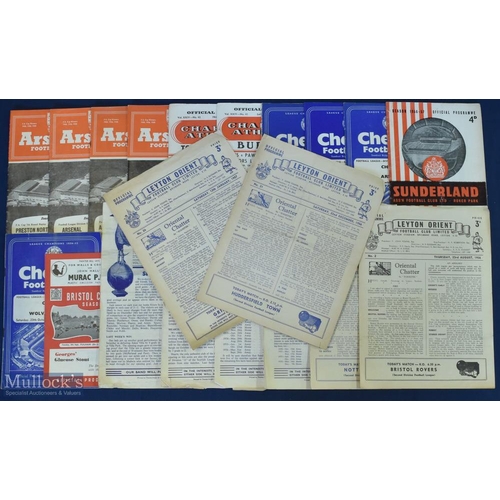 610 - 37 Assorted 1956/7 Programmes London clubs feature heavily. Includes 4 Manchester United Championshi... 