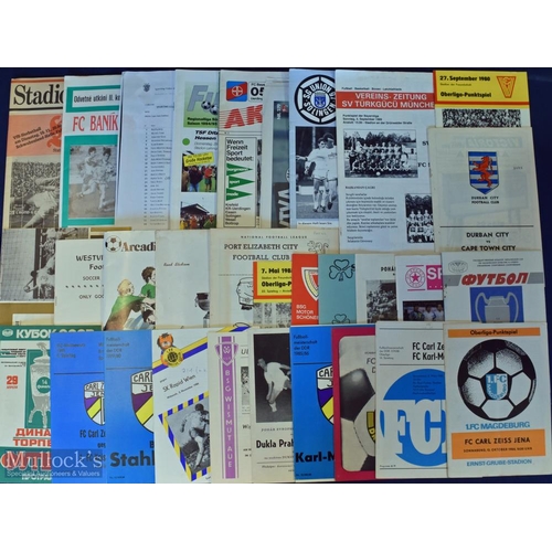 612 - European & Worldwide 1960s Onwards Programmes assortment of over 113 'all foreign clubs' from around... 