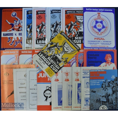 639 - Collection of Scottish big match programmes to include Scottish League Cup s/f's 1954 East Fife v Mo... 