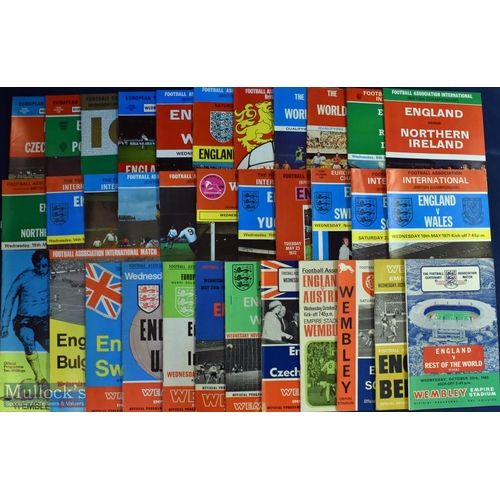 645 - Collection of England home international match programmes to include 1949 Italy (ph), 1953 Rest of W... 