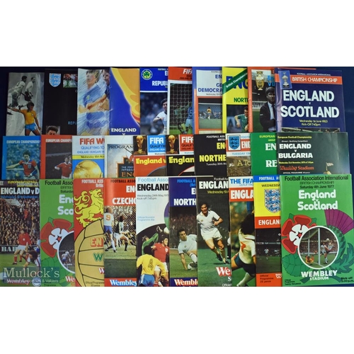 645 - Collection of England home international match programmes to include 1949 Italy (ph), 1953 Rest of W... 