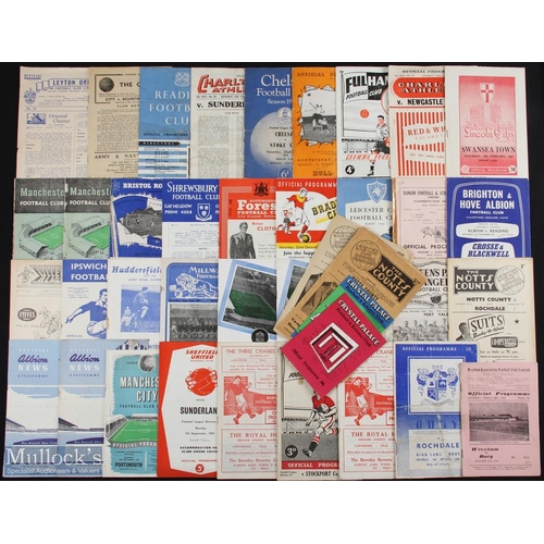 682 - Collection of 1950s programmes with varied content to include 1949/50 Reading v Nottingham Forest, 1... 