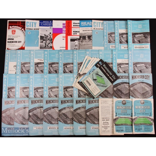 690 - Collection of Manchester City home programmes 1955/56 Liverpool (FAC), 1956/57 Preston NE, 1957/58 M... 