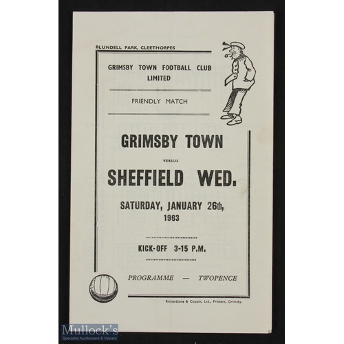 711 - 1962/63 (the season when football closed down from late December to early March) Grimsby Town v Shef... 