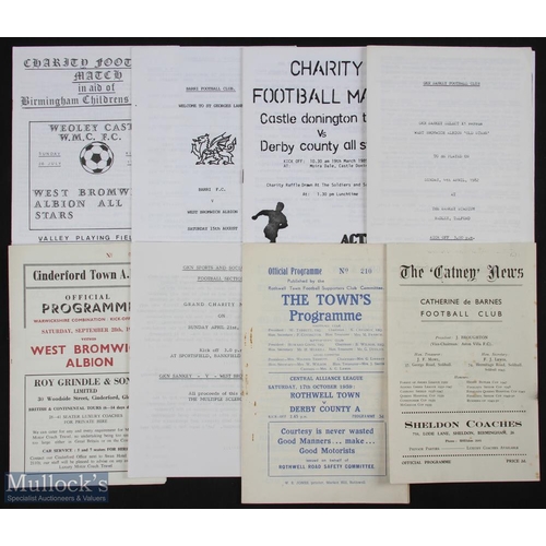 772 - Selection of football programmes 1950/51 Catherine de Barnes v Billesley Carnegie (Suburban League, ... 