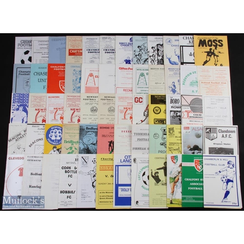 776 - Collection of assorted non-league football match programmes with a huge variation of clubs (some of ... 