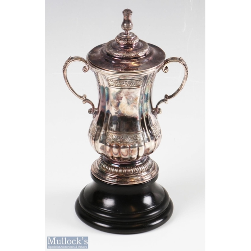 801 - 1982 Hallmarked Silver FA Challenge Cup 8 Inch Trophy Cup scale replica of the of the Challenge cup ... 