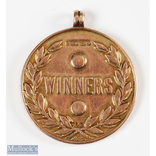 802 - 1895/96 FA Amateur Cup 9ct Gold Winners Medal awarded to Bishop Auckland's A Tucson, with Royal cres... 