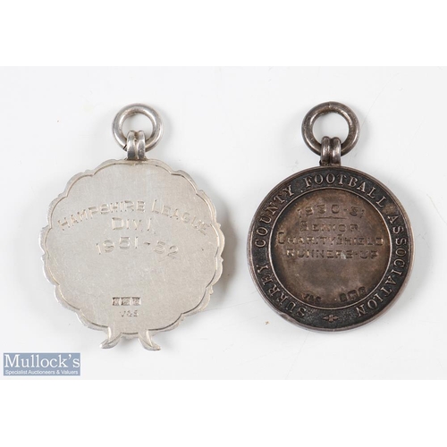 827 - Selection of Football Awards / Medals Surrey County Football Association Senior Charity Shield 1930-... 