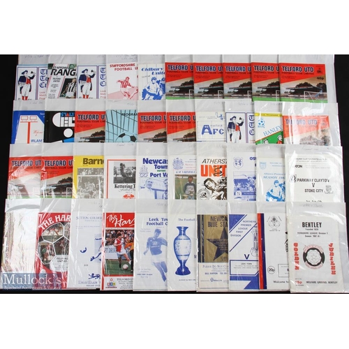 842 - 1980-1991 Non-League Football Programmes collection, League and cup matches the majority are non-lea... 