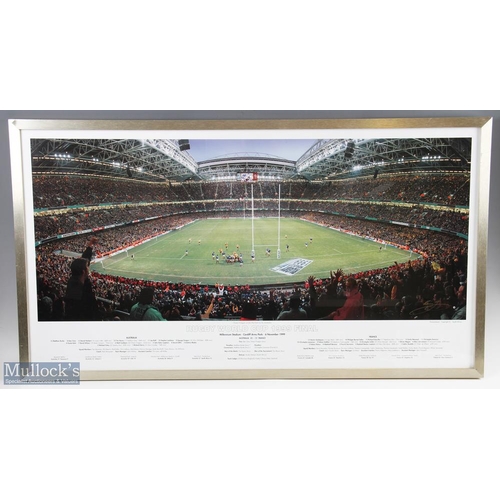 29 - RWC Final 1999 Panoramic Rugby Photo & Prog. (2): c.39