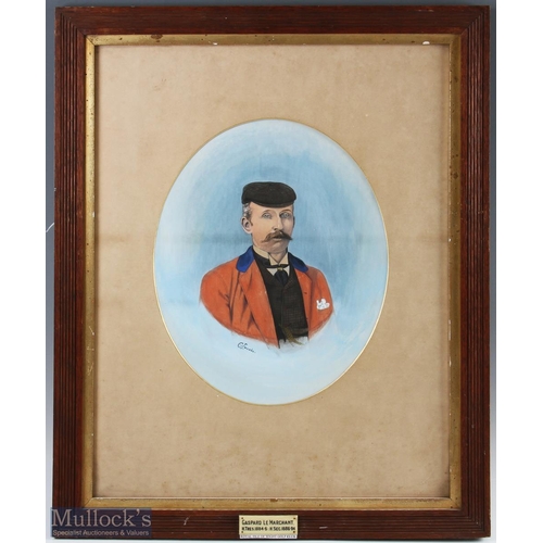 104 - C Jacobs (Royal Isle of White Golf Club (Now Defunct) Portrait Gaspard Le Marchant c1890 - Hon Treas... 