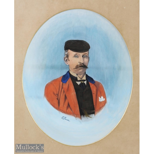 104 - C Jacobs (Royal Isle of White Golf Club (Now Defunct) Portrait Gaspard Le Marchant c1890 - Hon Treas... 