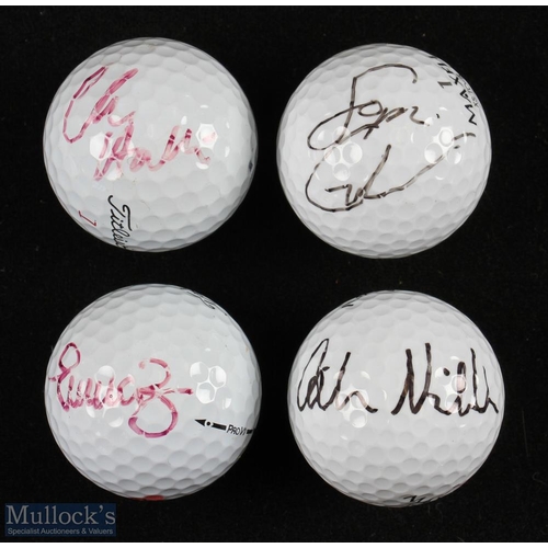 153 - Collection of Swedish LPGA, European, Asia Tour Winners signed golf balls (4) Sophie Gustafson 27x t... 