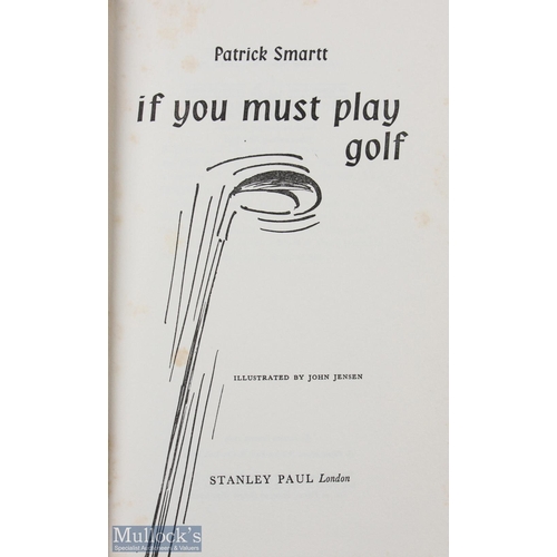 208 - 2x 1960s Books on Golf Humour Signed-Patrick Smartt - 