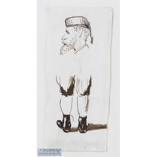 39 - THOMAS HODGE (b.1827-d.1907) - Royal and Ancient Golf Club St Andrews Personality- interesting portr... 