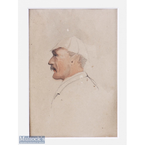 40 - THOMAS HODGE (b.1827-d.1907) - Royal and Ancient Golf Club St Andrews Personality- head and shoulder... 