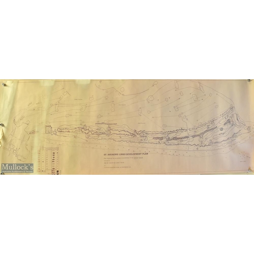 460 - c1978-1980 St Andrews Architectural Plans/Drawing of the coarse layout by Donald Steel & Co, Cotton ... 