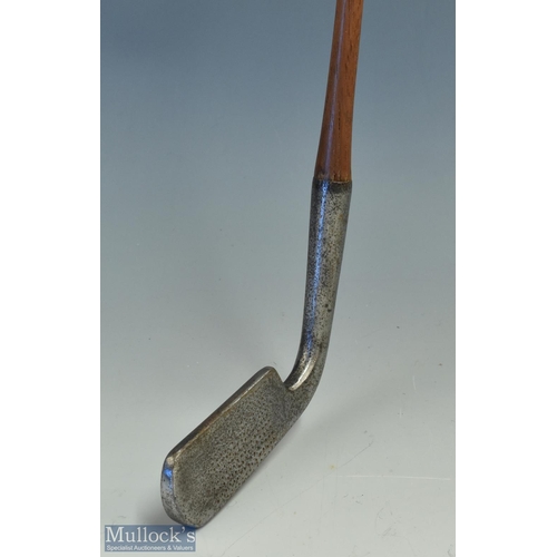 485 - Rare Tom Stewart Kinnell Patent wide neck hosel blade putter Reg no 21039 - the blade measures 5