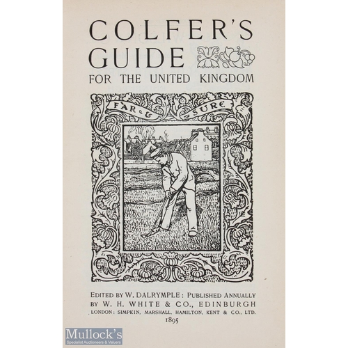 565 - Dalrymple, W (ed) - Golfer's Guide for The United Kingdom