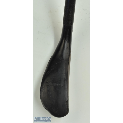 6 - Scarce R Ferguson Edinburgh (Open Golf Champion 1880-1881-1882) dark stained fruit wood play club - ... 